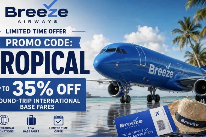 Breeze Airline Promo Code