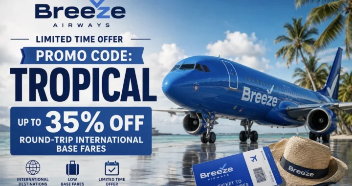 Breeze Airline Promo Code