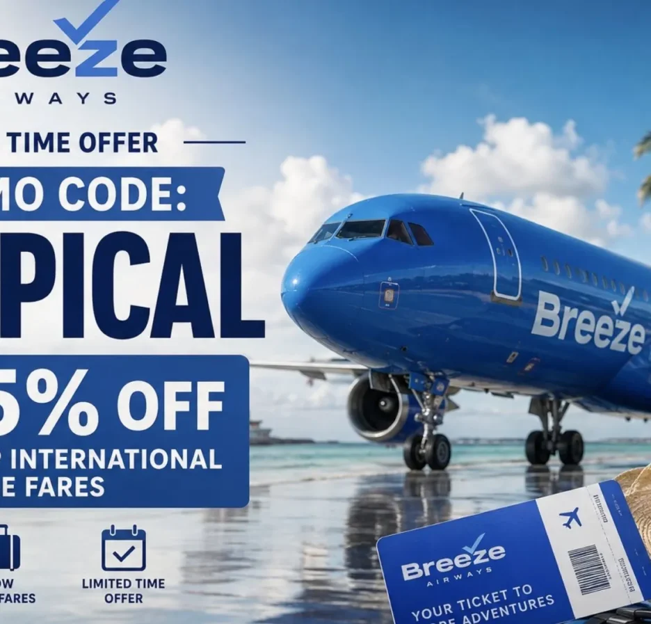 Breeze Airline Promo Code